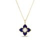 VENETIAN PRINCESS SMALL LAPIS FLOWER NECKLACE