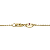 Roberto Coin Love in Verona Flower Station Necklace in 18K Yellow Gold, Three Stations – Diamond (clasp detail)