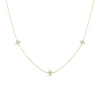 LOVE IN VERONA THREE STATION FLOWER NECKLACE