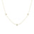 LOVE IN VERONA THREE STATION FLOWER NECKLACE