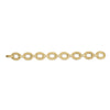 DUCHESSA SATIN OVAL AND DIAMOND ACCENT LINK BRACELET