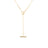DESIGNER GOLD DIAMOND AND PINK TOURMALINE TOGGLE CLOSURE PAPERCLIP NECKLACE