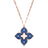 VENETIAN PRINCESS DIAMOND AND TITANIUM FLOWER LONG NECKLACE