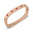 PRINCESS CLASSIC DIAMOND AND GEMSTONE SATIN FINISH BANGLE