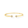 LOVE IN VERONA DIAMOND FLOWERS CUFF BANGLE