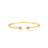 LOVE IN VERONA DIAMOND FLOWERS CUFF BANGLE