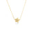 JASMINE DIAMOND AND POLISHED FINISH SMALL FLOWER NECKLACE