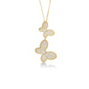 JASMINE PAVE DIAMOND DOUBLE BUTTERFLY NECKLACE
