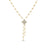 Classic Flower Lariat Necklace | Diamond