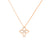VENETIAN PRINCESS DIAMOND AND MOTHER OF PEARL MEDIUM FLOWER NECKLACE