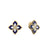 VENETIAN PRINCESS DIAMOND AND LAPIS FLOWER STUD EARRINGS