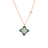 VENETIAN PRINCESS DIAMOND & MALACHITE MEDIUM FLOWER NECKLACE