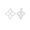 DIAMOND PRINCESS OUTLINE MEDIUM EARRINGS