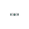 LOVE IN VERONA PAVE DIAMOND AND EMERALD RING
