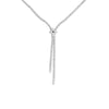 LOVE IN VERONA DIAMOND ZIPPER NECKLACE