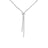 LOVE IN VERONA DIAMOND ZIPPER NECKLACE