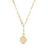 OBELISCO SMALL DIAMOND MEDALLION NECKLACE