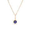 OBELISCO LARGE DIAMOND & LAPIS MEDALLION NECKLACE