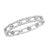 LOVE IN VERONA DIAMOND OPEN FRAME PAVE BANGLE
