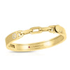 NAVARRA DIAMOND ACCENT WITH 3 LINK CHAIN BANGLE