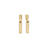 DOMINO DIAMOND ACCENT STICK EARRINGS