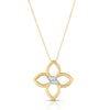 CIALOMA LARGE DIAMOND FLOWER LONG NECKLACE