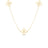 CIALOMA DIAMOND FLOWER STATION LONG NECKLACE