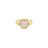 VENETIAN MEDALLIONS DIAMOND AND MOTHER OF PEARL SMALL REVERSIBLE RING
