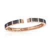 OBELISCO PAVE BLACK AND WHITE DIAMOND BANGLE