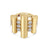 DOMINO ALTERNATING LINK DIAMOND RING