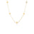 LOVE IN VERONA DIAMOND FLOWER STATION NECKLACE