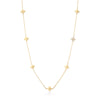 LOVE IN VERONA DIAMOND FLOWER STATION LONG NECKLACE