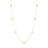 LOVE IN VERONA DIAMOND FLOWER STATION LONG NECKLACE