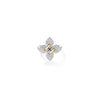 LOVE IN VERONA MEDIUM PAVE DIAMOND FLOWER RING