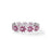 TIARE' PAVE DIAMOND AND RUBELLITE FLOWER BRACELET