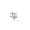 LOVE IN VERONA PAVE DIAMOND DOUBLE FLOWER RING