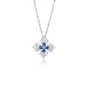 DIAMOND PRINCESS FLOWER NECKLACE