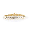 COBRA DIAMOND AND WHITE ENAMEL BRACELET