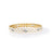 COBRA DIAMOND AND WHITE ENAMEL CUFF BANGLE