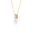 COBRA DIAMOND AND WHITE ENAMEL MEDIUM RONDEL NECKLACE