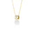 COBRA DIAMOND AND WHITE ENAMEL LARGE RONDEL NECKLACE