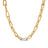 DESIGNER GOLD TRIANGLE LINK DIAMOND NECKLACE