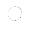 Roberto Coin Diamonds by the Inch Bar and Bezel Station Necklace in 18K Yellow Gold, Black enamel, 18 inches (full length)