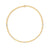 Yellow gold collar necklace with diamond accents link on a white background