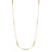 DESIGNER GOLD BAR STATION NECKLACE