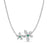TIARE' PAVÉ DIAMOND AND EMERALD FLOWERS COLLAR NECKLACE