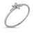 TIARE' PAVÉ DIAMOND FLOWER CUFF BANGLE