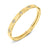 Ridged Bangle | Diamond