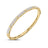 LOVE IN VERONA PAVÉ DIAMOND AND POLISHED FLOWER BANGLE