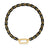 NAVARRA BLACK AGATE SQUARED LINK CHAIN BRACELET